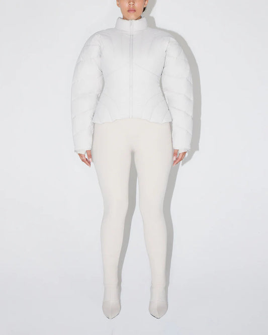 Fitted Quilted Puffer Jacket