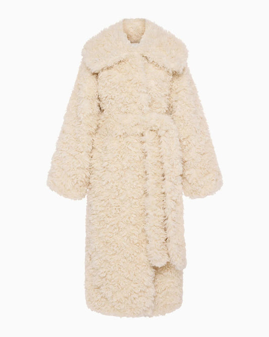 Oversized Faux Shearling Coat